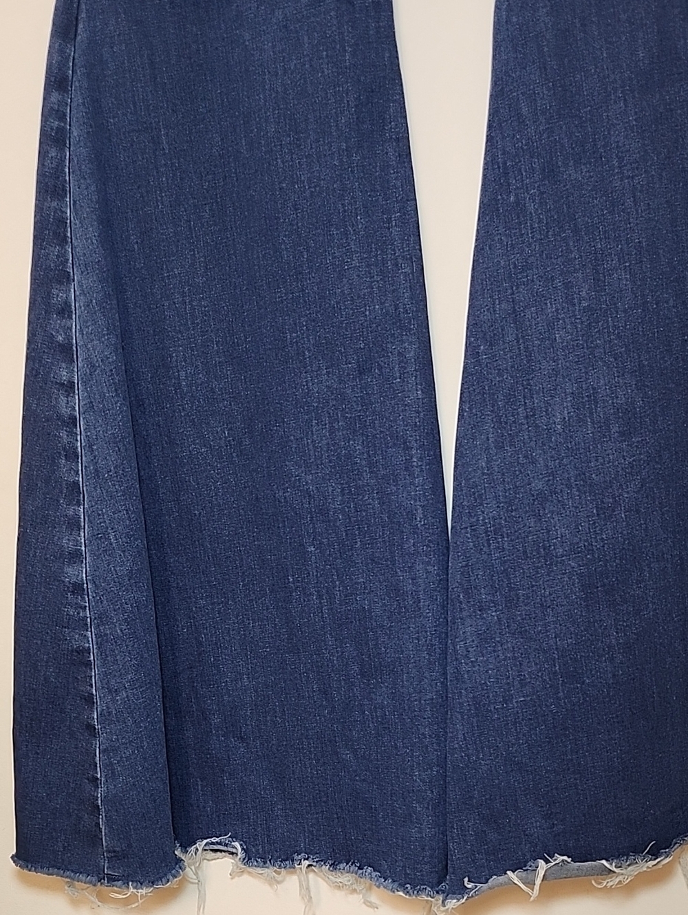 Free People Just Float Flare Jeans high-rise waist exaggerated bell-bottom Sz 28 - Picture 13 of 15